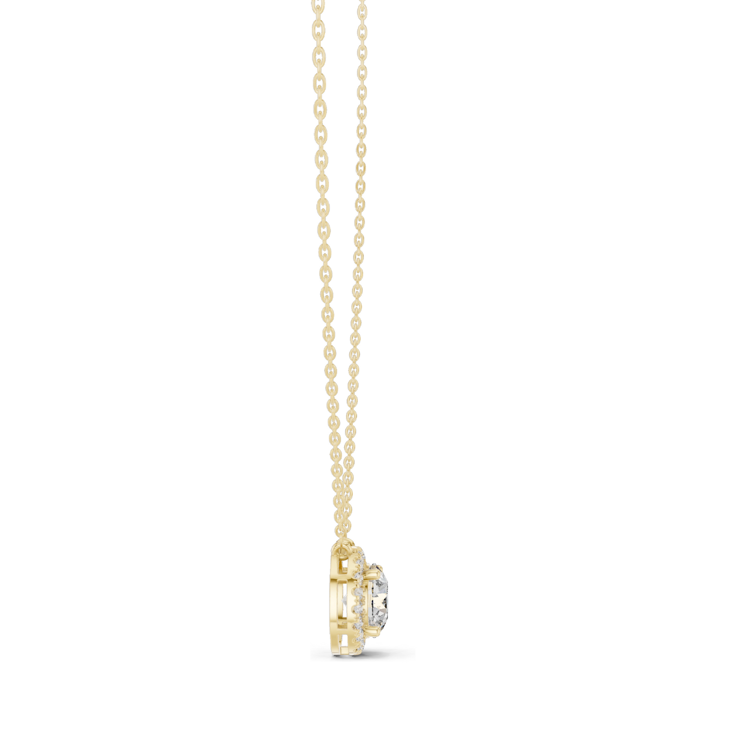 2.385 CT Lab-Created VVS-VS EF CVD Diamond Pendant Necklace | Available in 18KT, 14KT Rose, Yellow, White Gold | Luxury Fine Jewelry