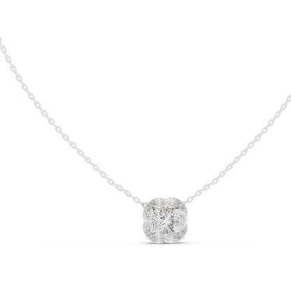 1.596 CT Lab-Created VVS-VS EF CVD Diamond Pendant Necklace | 18KT, 14KT, Rose, Yellow, White Gold