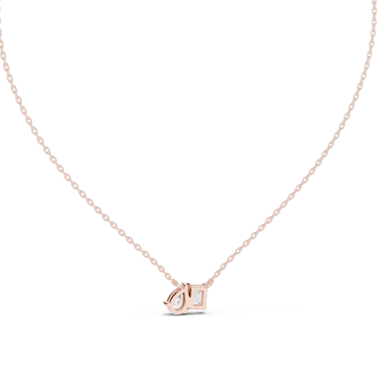 0.96 CT Lab-Created VVS-VS EF CVD Diamond Pendant | Elegant 18KT, 14KT Gold in Rose, Yellow, White Gold | Fine Jewelry