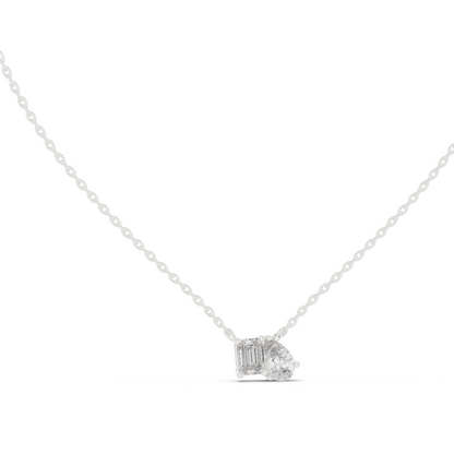 0.96 CT Lab-Created VVS-VS EF CVD Diamond Pendant | Elegant 18KT, 14KT Gold in Rose, Yellow, White Gold | Fine Jewelry