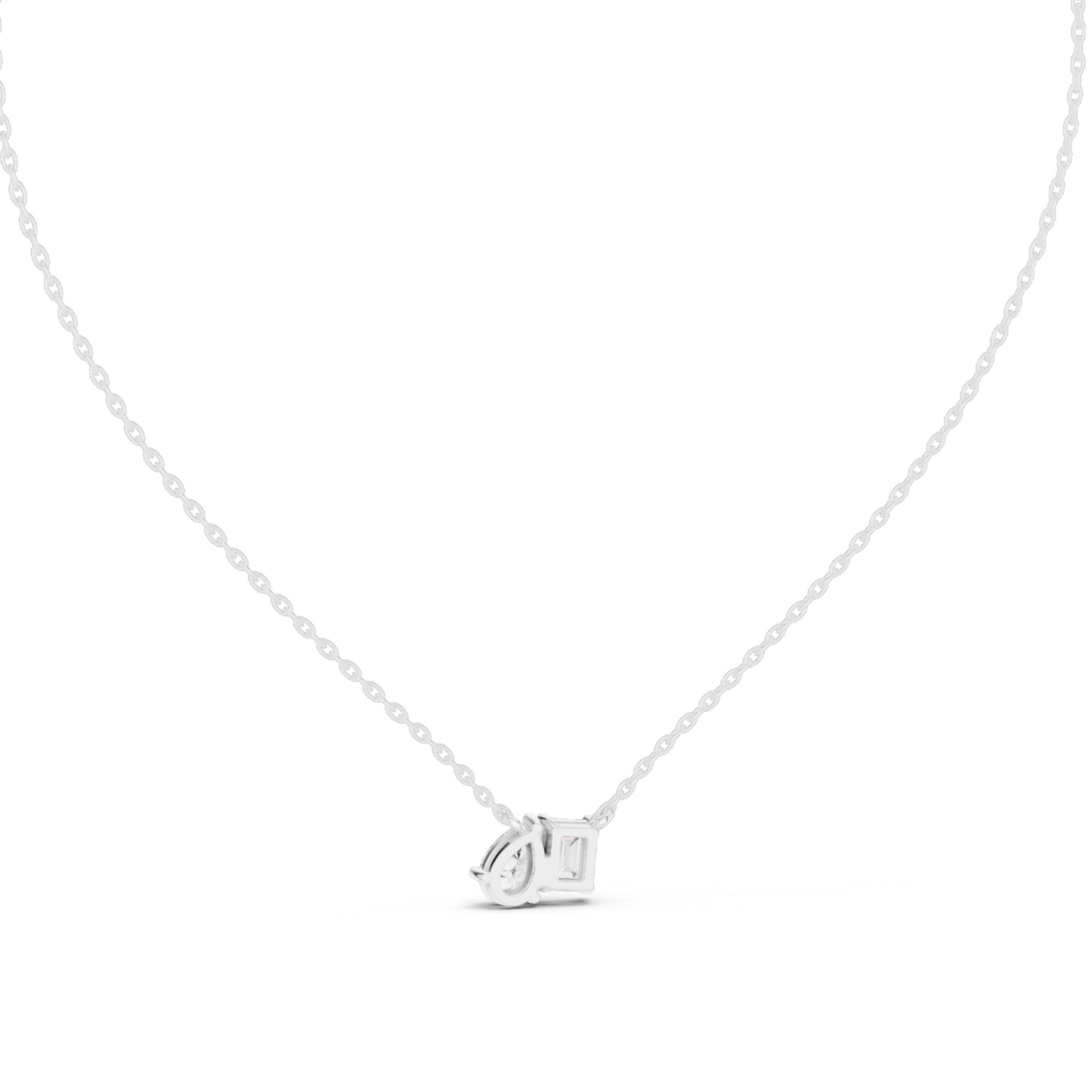 0.96 CT Lab-Created VVS-VS EF CVD Diamond Pendant | Elegant 18KT, 14KT Gold in Rose, Yellow, White Gold | Fine Jewelry