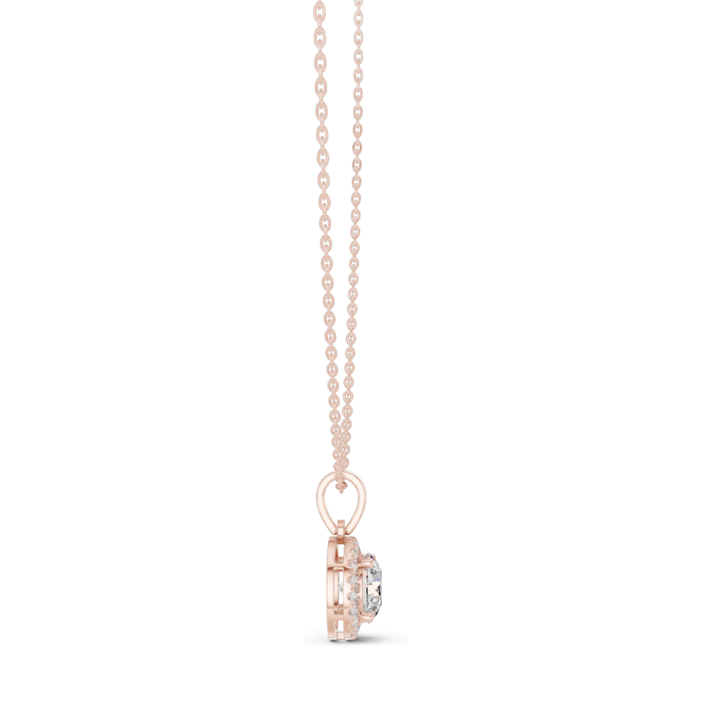 2.385 CT Lab-Created VVS-VS EF CVD Diamond Pendant Necklace | 18KT, 14KT, Rose, Yellow, White Gold | Luxury Fine Jewelry
