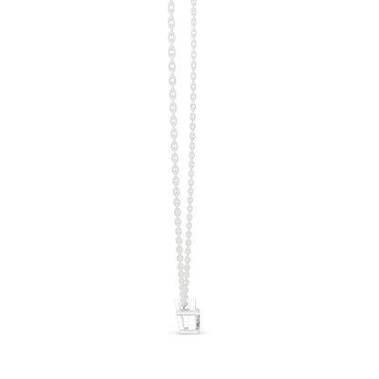 0.395 CT Baguette Cut Lab Diamond Pendant Necklace | VVS-VS EF CVD | 18KT & 14KT Gold | Rose, Yellow, White Gold | Minimalist Fine Jewelry