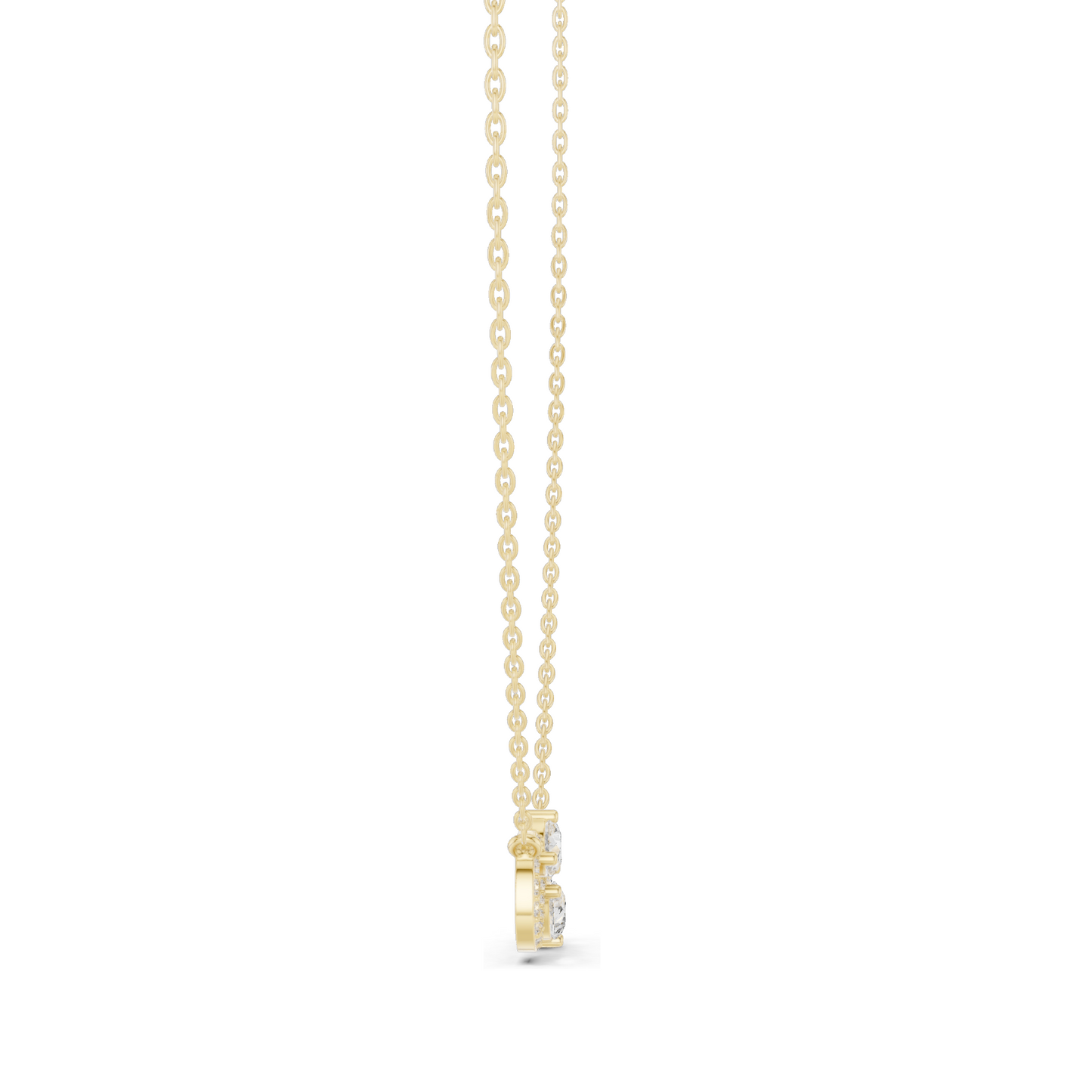 0.708 CT Lab-Created Diamond Infinity Necklace | VVS-VS EF Clarity | 18KT, 14KT Rose, Yellow, White Gold | Ethical Fine Jewelry