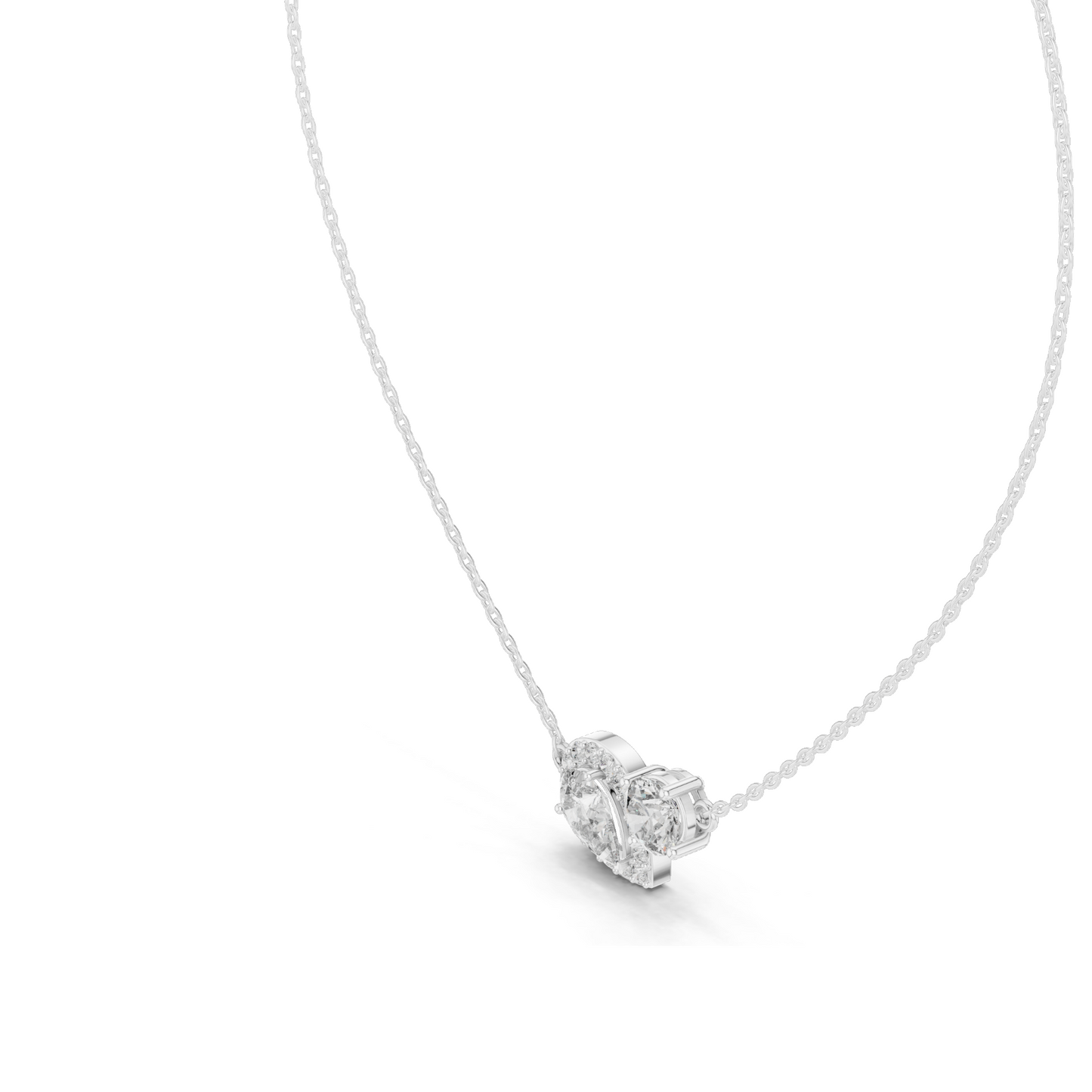 2.415 CT Lab-Created VVS-VS EF CVD Diamond Necklace | Pear Cut Diamonds | 18KT, 14KT, Rose, Yellow, White Gold | Luxury Fine Jewelry