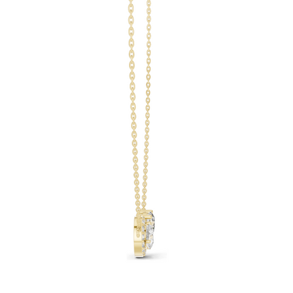2.415 CT Lab-Created VVS-VS EF CVD Diamond Necklace | Pear Cut Diamonds | 18KT, 14KT, Rose, Yellow, White Gold | Luxury Fine Jewelry