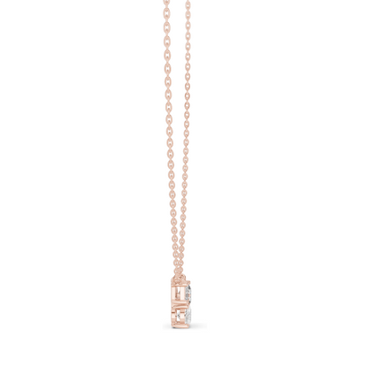 1.48 CT Lab-Created VVS-VS EF CVD Diamond Pendant Necklace | 18KT, 14KT, Rose, Yellow, White Gold | Elegant Fine Jewelry