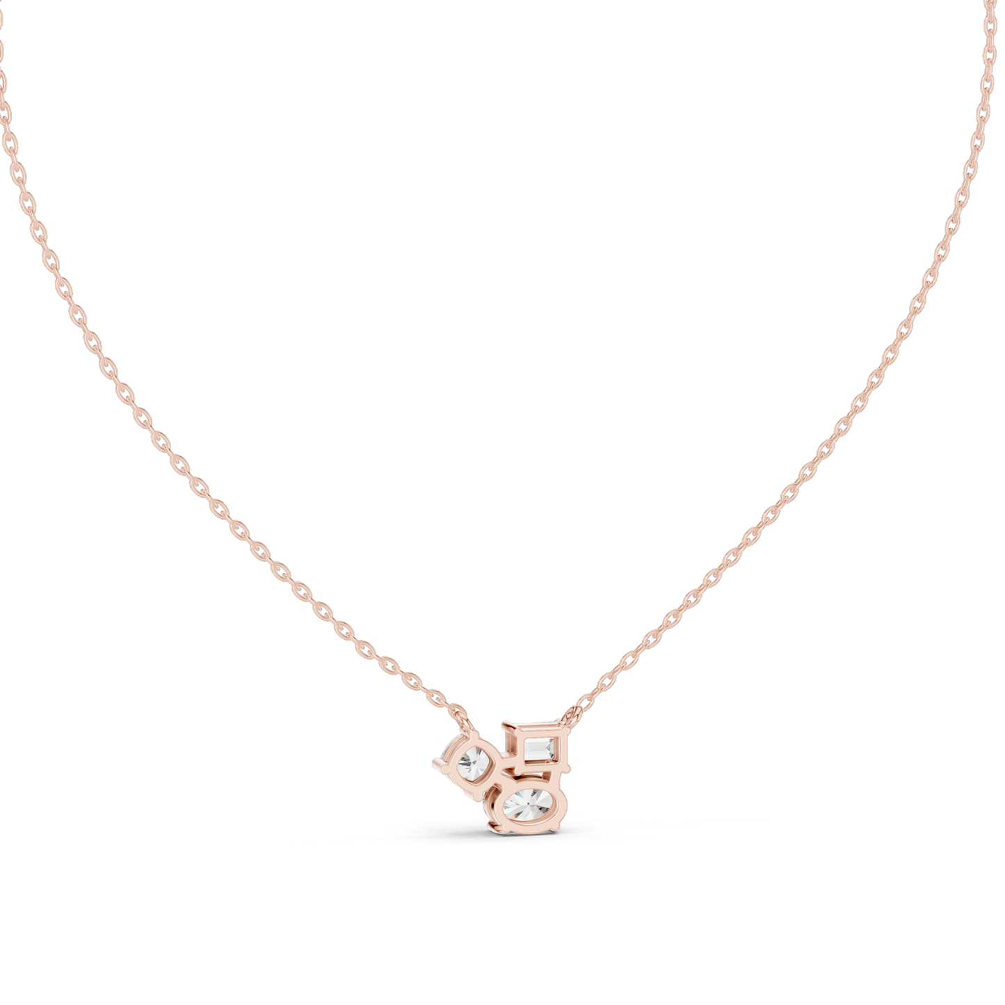 1.48 CT Lab-Created VVS-VS EF CVD Diamond Pendant Necklace | 18KT, 14KT, Rose, Yellow, White Gold | Elegant Fine Jewelry