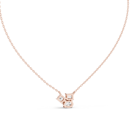 1.48 CT Lab-Created VVS-VS EF CVD Diamond Pendant Necklace | 18KT, 14KT, Rose, Yellow, White Gold | Elegant Fine Jewelry