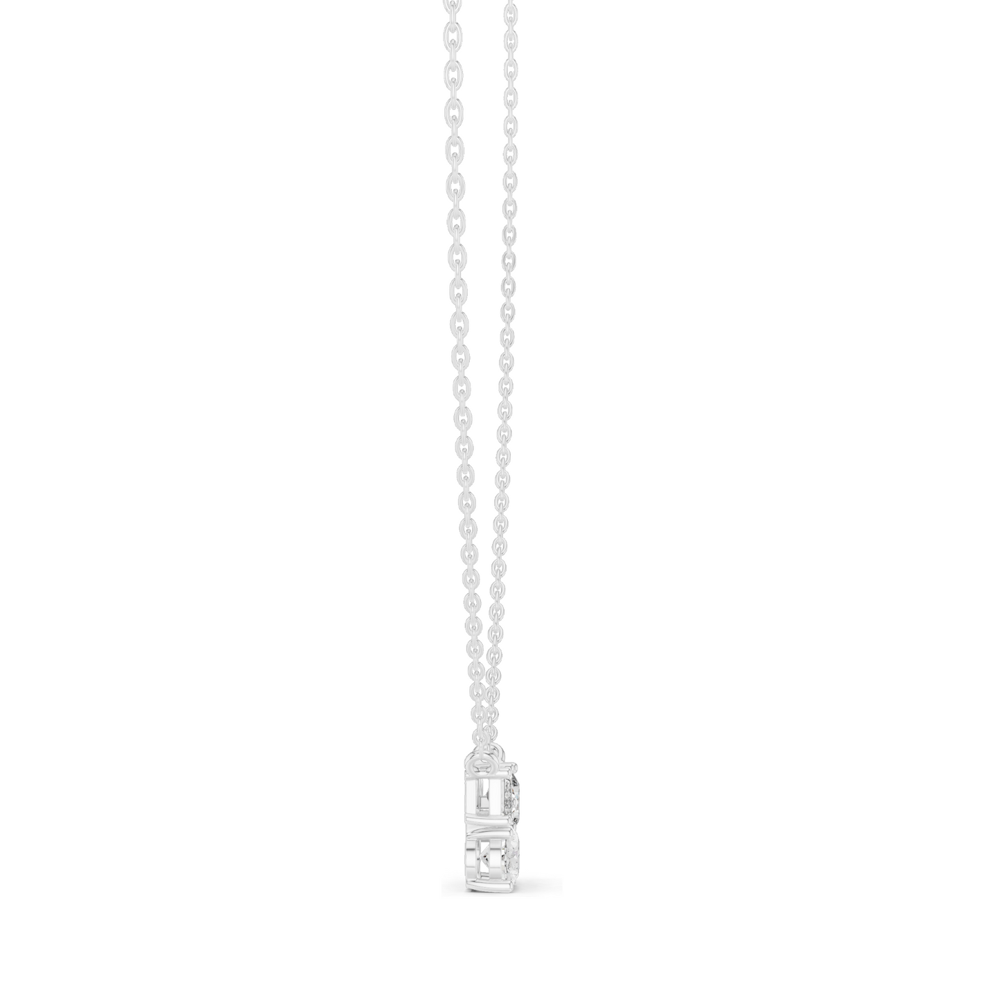 1.48 CT Lab-Created VVS-VS EF CVD Diamond Pendant Necklace | 18KT, 14KT, Rose, Yellow, White Gold | Elegant Fine Jewelry