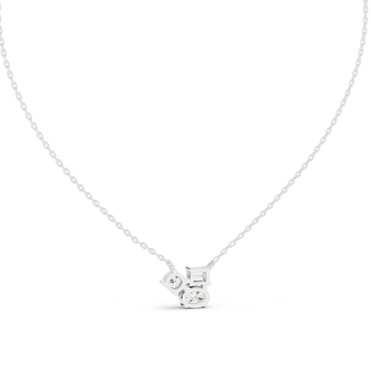 1.48 CT Lab-Created VVS-VS EF CVD Diamond Pendant Necklace | 18KT, 14KT, Rose, Yellow, White Gold | Elegant Fine Jewelry
