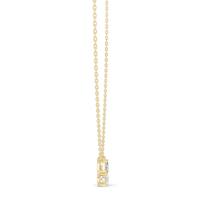 1.48 CT Lab-Created VVS-VS EF CVD Diamond Pendant Necklace | 18KT, 14KT, Rose, Yellow, White Gold | Elegant Fine Jewelry