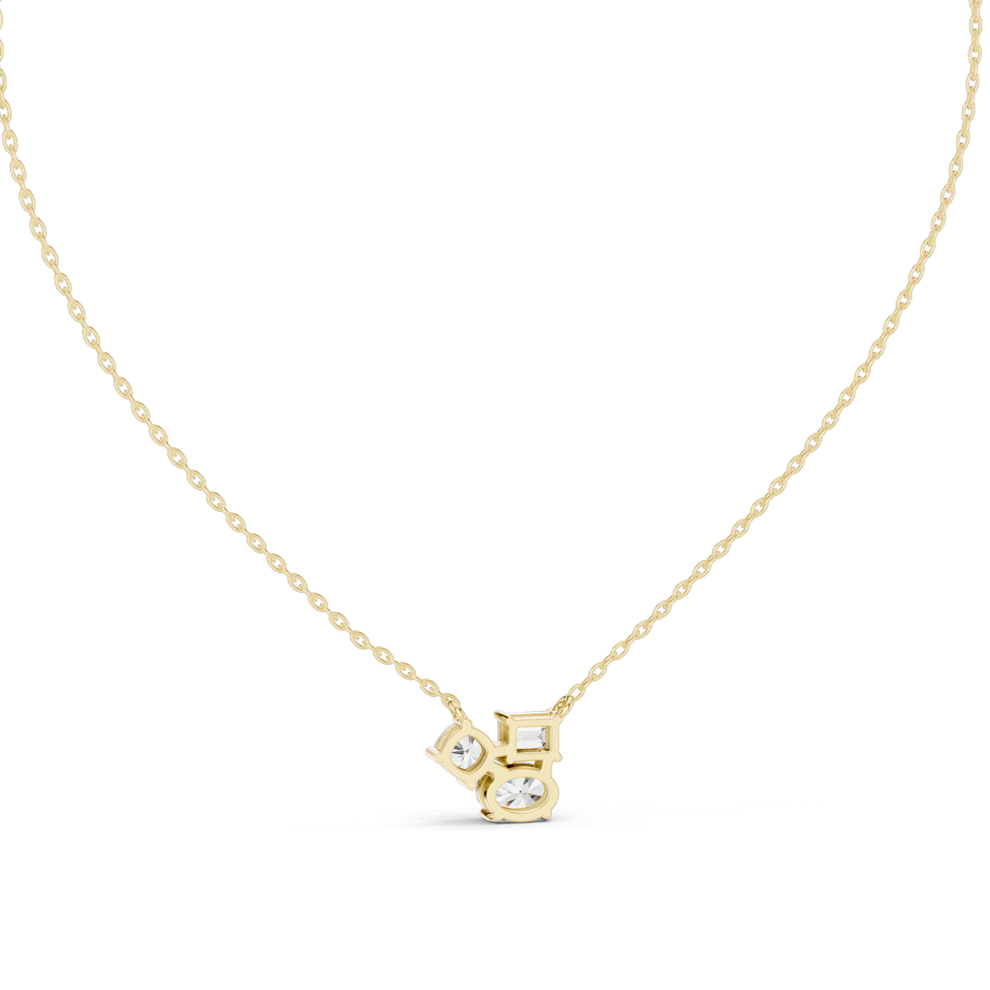 1.48 CT Lab-Created VVS-VS EF CVD Diamond Pendant Necklace | 18KT, 14KT, Rose, Yellow, White Gold | Elegant Fine Jewelry