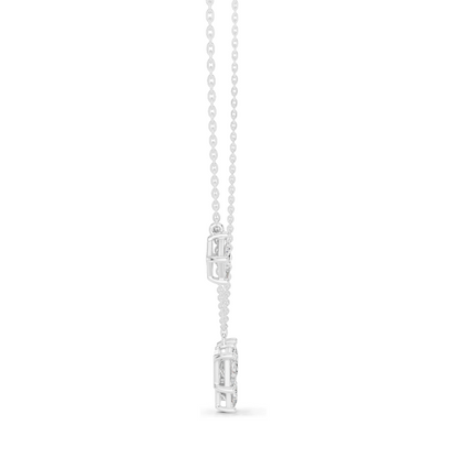 2.55 CT Lab-Created VVS-VS EF CVD Diamond Pendant Necklace | Princess Cut Diamonds | 18KT Rose, Yellow, White Gold | Luxury Fine Jewelry