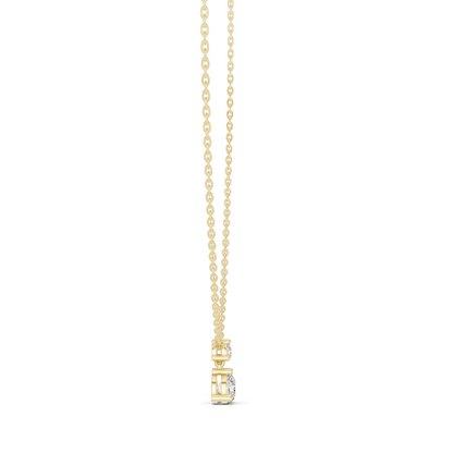 0.61 CT Lab-Created VVS-VS EF CVD Diamond Pendant Necklace | 18KT, 14KT, Rose, Yellow, White Gold | Elegant Fine Jewelry