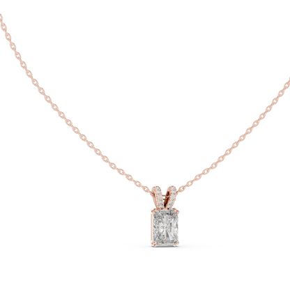 2.137 CT Lab-Created VVS-VS EF CVD Diamond Pendant Necklace | Available in 18KT, 14KT, Rose, Yellow, White Gold