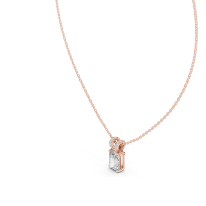 2.137 CT Lab-Created VVS-VS EF CVD Diamond Pendant Necklace | Available in 18KT, 14KT, Rose, Yellow, White Gold