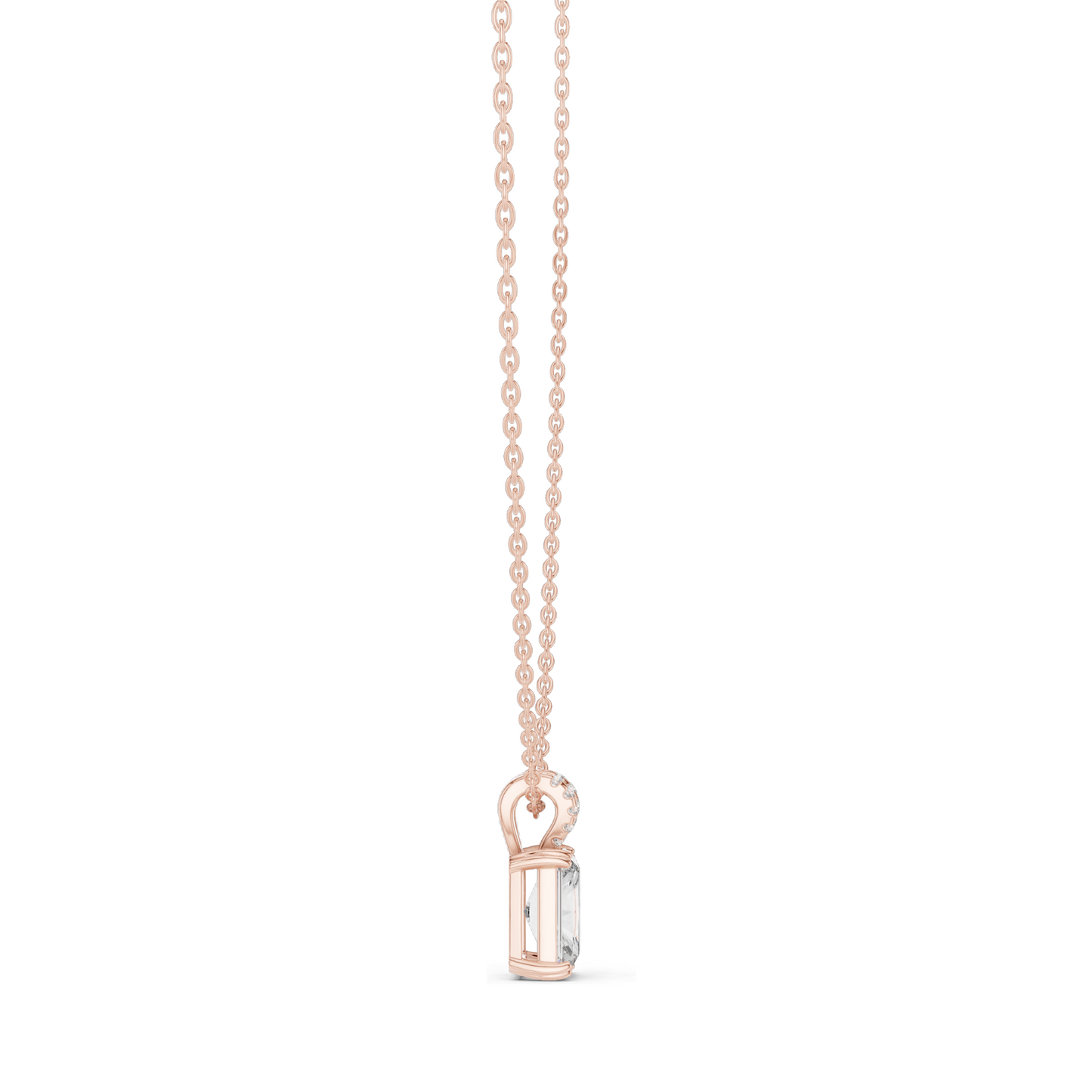 2.137 CT Lab-Created VVS-VS EF CVD Diamond Pendant Necklace | Available in 18KT, 14KT, Rose, Yellow, White Gold