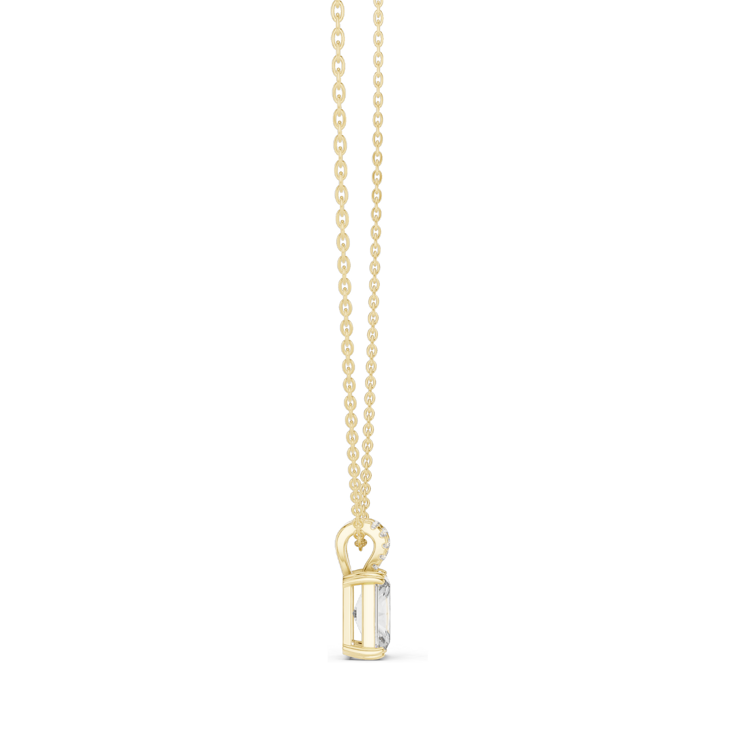2.137 CT Lab-Created VVS-VS EF CVD Diamond Pendant Necklace | Available in 18KT, 14KT, Rose, Yellow, White Gold