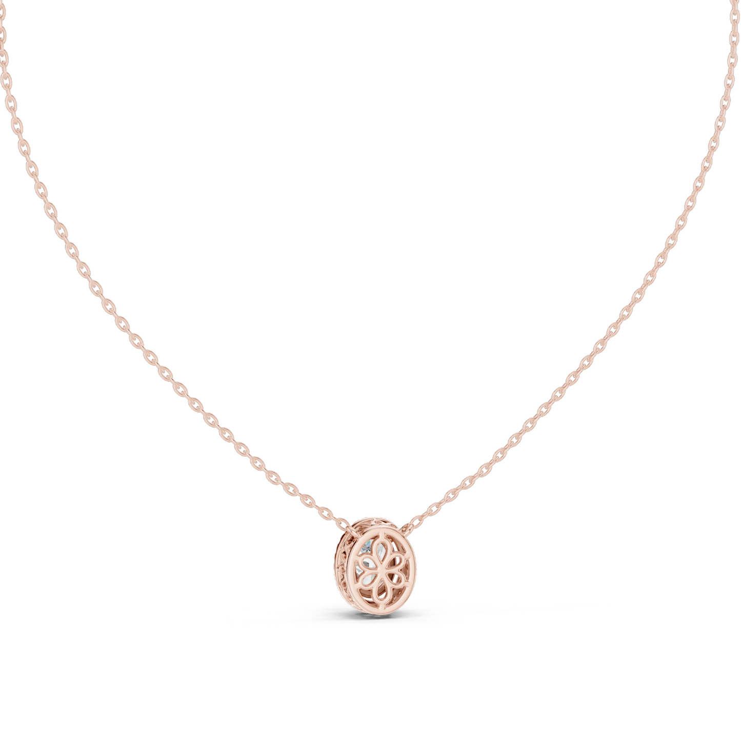 1.363 CT Lab-Created Diamond Pendant Necklace | VVS-VS EF CVD Diamonds | Available in 18KT, 14KT, Rose, Yellow, White Gold | Elegant Fine Jewelry