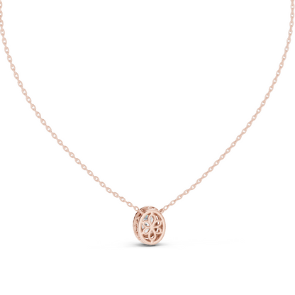 1.363 CT Lab-Created Diamond Pendant Necklace | VVS-VS EF CVD Diamonds | Available in 18KT, 14KT, Rose, Yellow, White Gold | Elegant Fine Jewelry