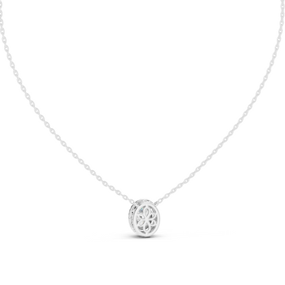 1.363 CT Lab-Created Diamond Pendant Necklace | VVS-VS EF CVD Diamonds | Available in 18KT, 14KT, Rose, Yellow, White Gold | Elegant Fine Jewelry