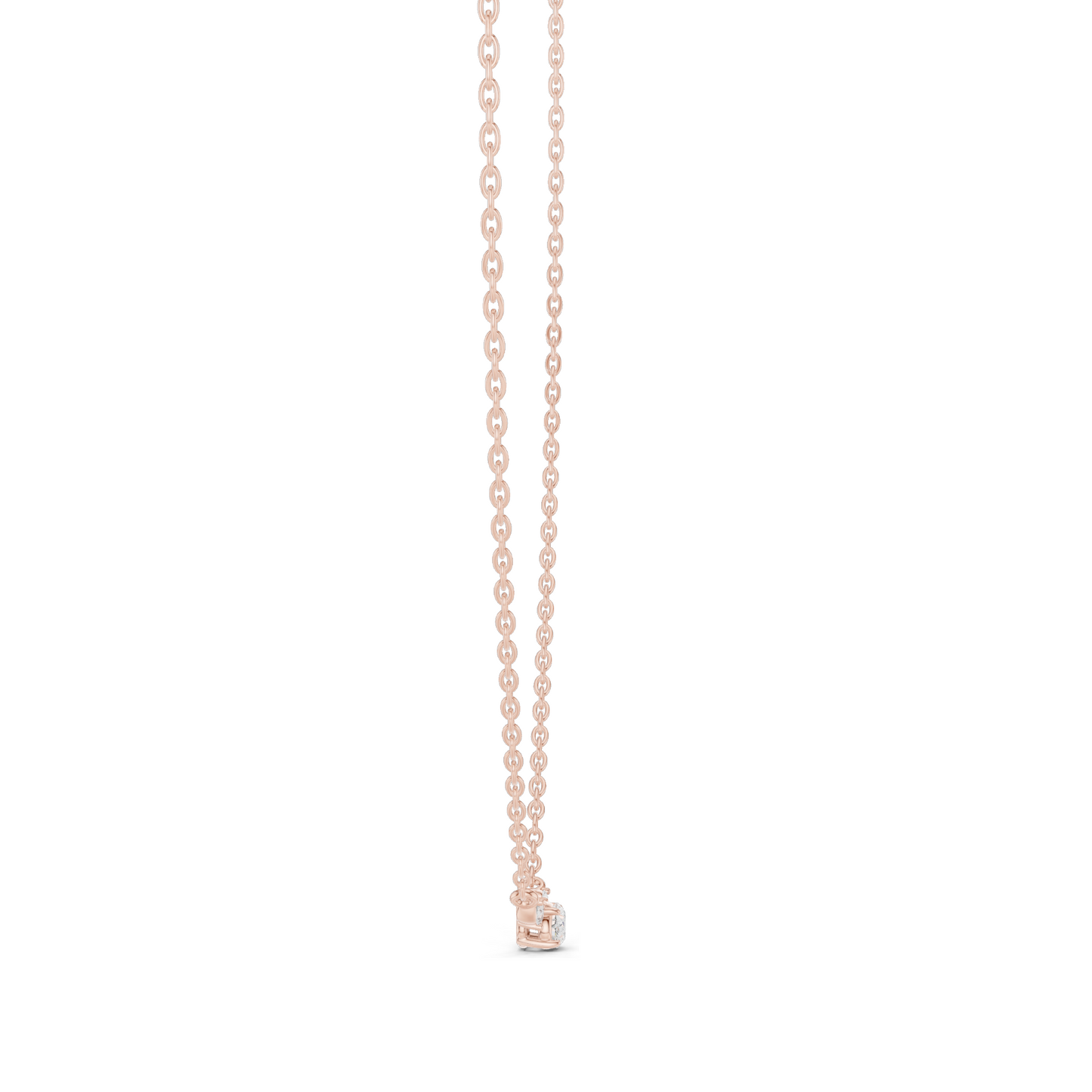 0.31 CT Lab-Created VVS-VS EF CVD Diamond Necklace | 18KT, 14KT Rose, Yellow, White Gold | Ethical Fine Jewelry