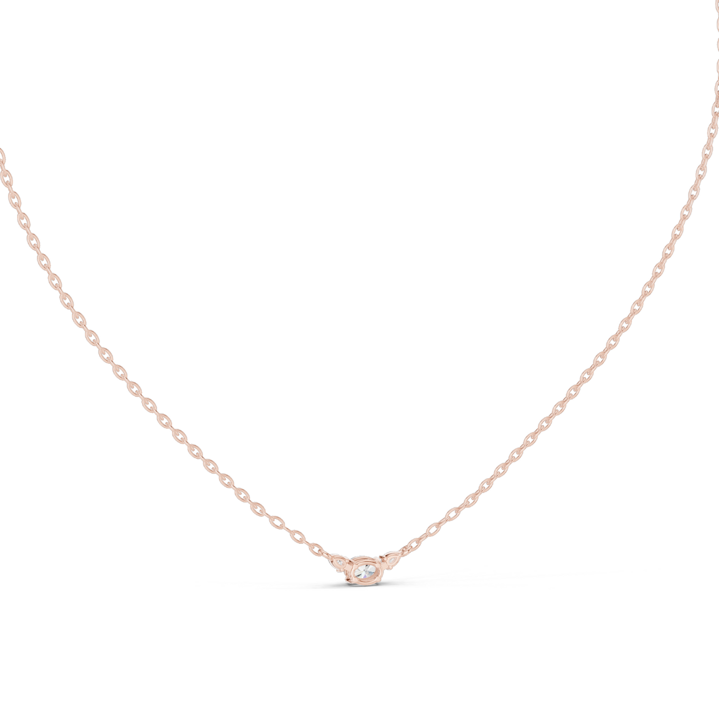 0.31 CT Lab-Created VVS-VS EF CVD Diamond Necklace | 18KT, 14KT Rose, Yellow, White Gold | Ethical Fine Jewelry