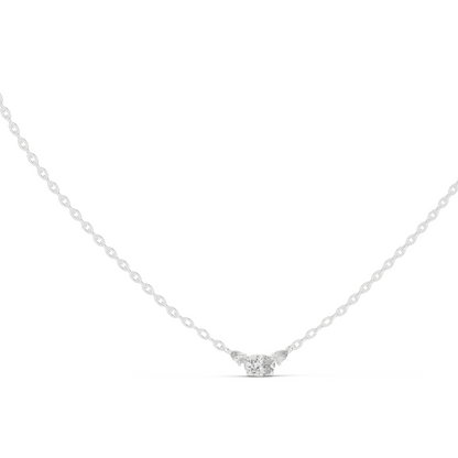 0.31 CT Lab-Created VVS-VS EF CVD Diamond Necklace | 18KT, 14KT Rose, Yellow, White Gold | Ethical Fine Jewelry