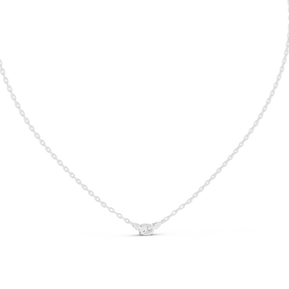 0.31 CT Lab-Created VVS-VS EF CVD Diamond Necklace | 18KT, 14KT Rose, Yellow, White Gold | Ethical Fine Jewelry