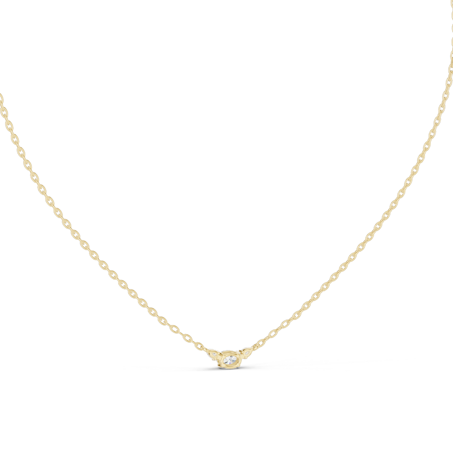 0.31 CT Lab-Created VVS-VS EF CVD Diamond Necklace | 18KT, 14KT Rose, Yellow, White Gold | Ethical Fine Jewelry