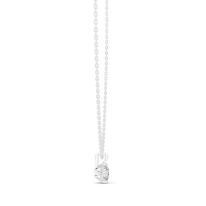 1 CT Lab-Created VVS-VS EF CVD Diamond Necklace | Round Cut Diamonds | 18KT, 14KT, Rose, Yellow, White Gold | Luxury Fine Jewelry
