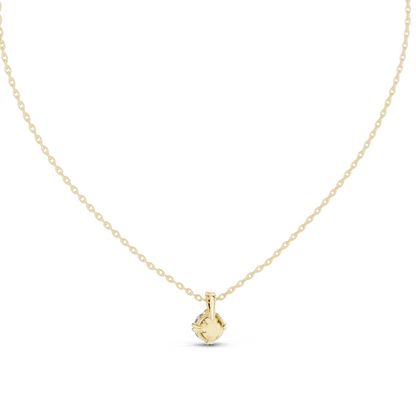 1 CT Lab-Created VVS-VS EF CVD Diamond Necklace | Round Cut Diamonds | 18KT, 14KT, Rose, Yellow, White Gold | Luxury Fine Jewelry