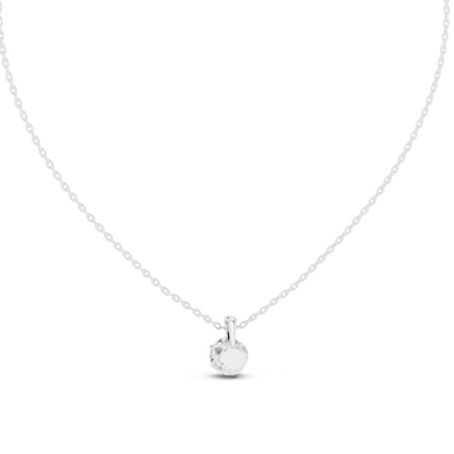 1 CT Lab-Created VVS-VS EF Diamond Pendant Necklace | 18KT, 14KT Rose, Yellow, White Gold | Luxury Jewelry for Women