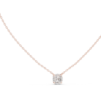 1 CT Lab-Created VVS-VS EF CVD Diamond Necklace | 18KT, 14KT, Rose, Yellow, White Gold | Luxury Fine Jewelry