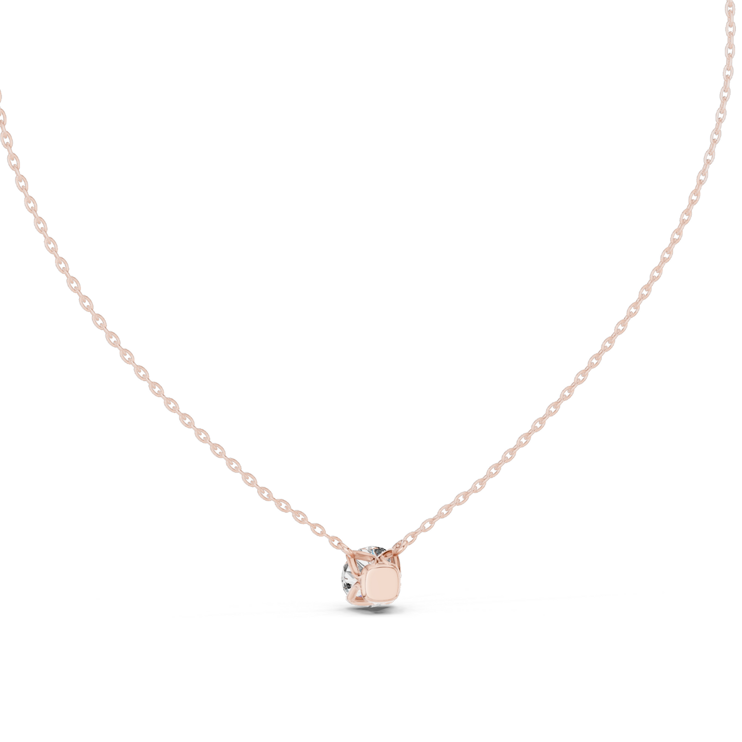 1 CT Lab-Created VVS-VS EF CVD Diamond Necklace | 18KT, 14KT, Rose, Yellow, White Gold | Luxury Fine Jewelry