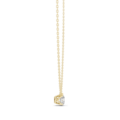 1 CT Lab-Created VVS-VS EF CVD Diamond Necklace | 18KT, 14KT, Rose, Yellow, White Gold | Luxury Fine Jewelry