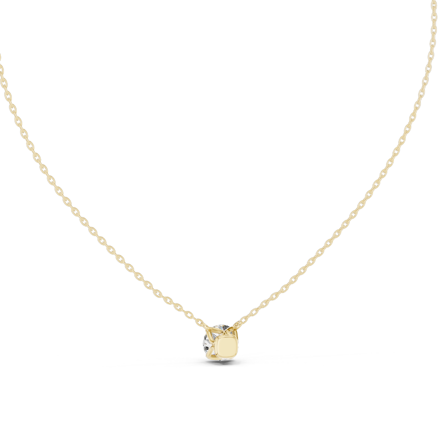 1 CT Lab-Created VVS-VS EF CVD Diamond Necklace | 18KT, 14KT, Rose, Yellow, White Gold | Luxury Fine Jewelry