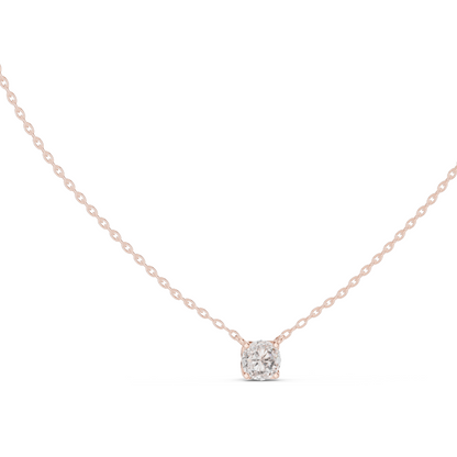 0.85 CT Lab-Created VVS-VS EF CVD Diamond Necklace | 18KT, 14KT Gold | Rose, Yellow, White Gold | Elegant Fine Jewelry