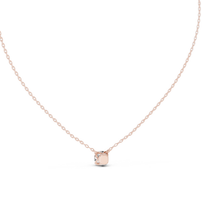 0.85 CT Lab-Created VVS-VS EF CVD Diamond Necklace | 18KT, 14KT Gold | Rose, Yellow, White Gold | Elegant Fine Jewelry