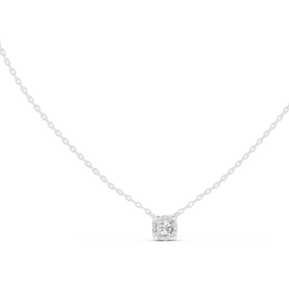 0.85 CT Lab-Created VVS-VS EF CVD Diamond Necklace | 18KT, 14KT Gold | Rose, Yellow, White Gold | Elegant Fine Jewelry