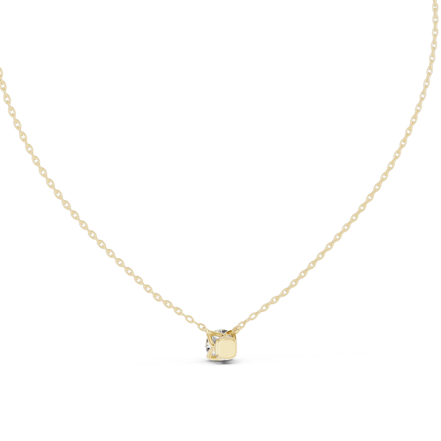 0.85 CT Lab-Created VVS-VS EF CVD Diamond Necklace | 18KT, 14KT Gold | Rose, Yellow, White Gold | Elegant Fine Jewelry