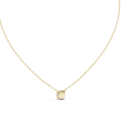 0.85 CT Lab-Created VVS-VS EF CVD Diamond Necklace | 18KT, 14KT Gold | Rose, Yellow, White Gold | Elegant Fine Jewelry