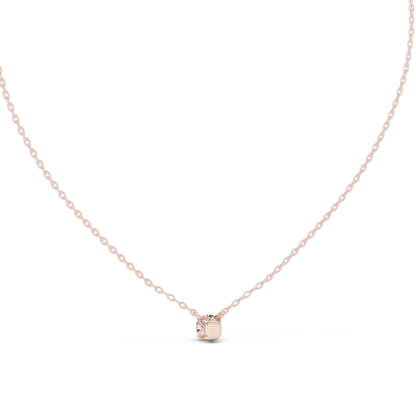 0.5 CT Lab-Created VVS-VS EF CVD Diamond Necklace | Elegant Solitaire Design | 18KT, 14KT, Rose, Yellow, White Gold | Luxury Fine Jewelry