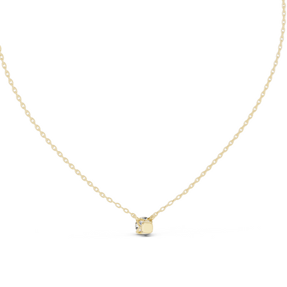 0.5 CT Lab-Created VVS-VS EF CVD Diamond Necklace | Elegant Solitaire Design | 18KT, 14KT, Rose, Yellow, White Gold | Luxury Fine Jewelry