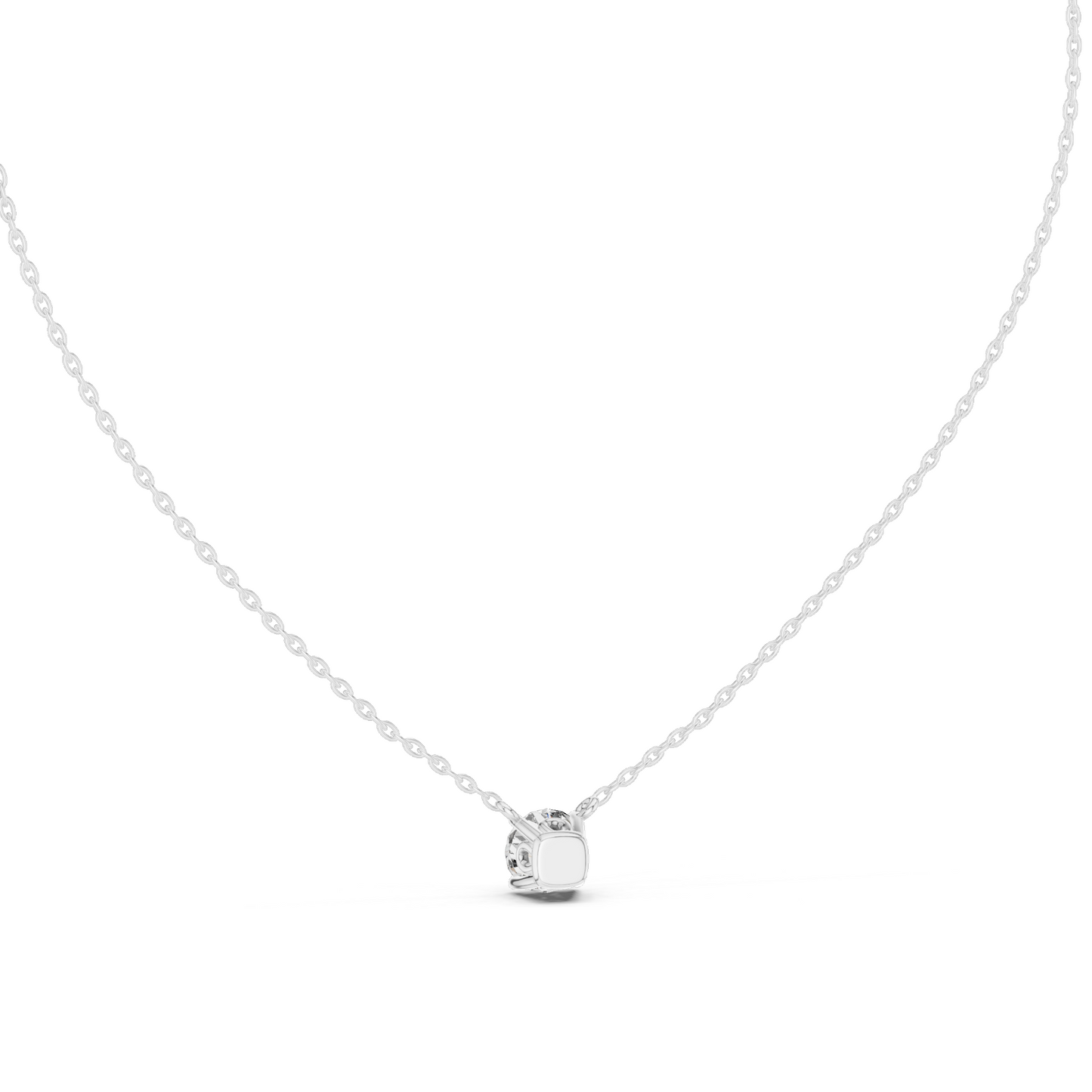 1 CT Lab-Created VVS-VS EF CVD Diamond Necklace | 18KT, 14KT, Rose, Yellow, White Gold | Elegant Fine Jewelry