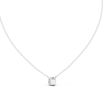 1 CT Lab-Created VVS-VS EF CVD Diamond Necklace | 18KT, 14KT, Rose, Yellow, White Gold | Elegant Fine Jewelry