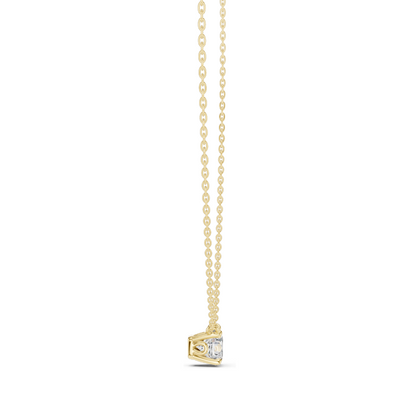 1 CT Lab-Created VVS-VS EF CVD Diamond Necklace | 18KT, 14KT, Rose, Yellow, White Gold | Elegant Fine Jewelry