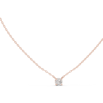 0.5 CT Lab-Created VVS-VS EF CVD Diamond Necklace | 18KT, 14KT Yellow, Rose, White Gold | Elegant Fine Jewelry