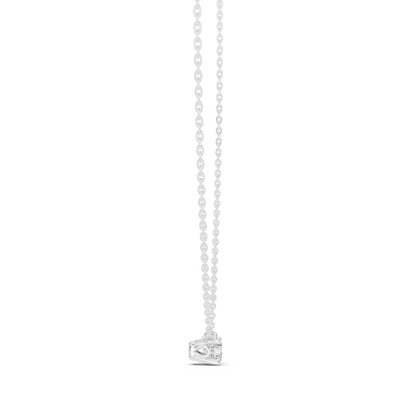 0.5 CT Lab-Created VVS-VS EF CVD Diamond Necklace | 18KT, 14KT Yellow, Rose, White Gold | Elegant Fine Jewelry